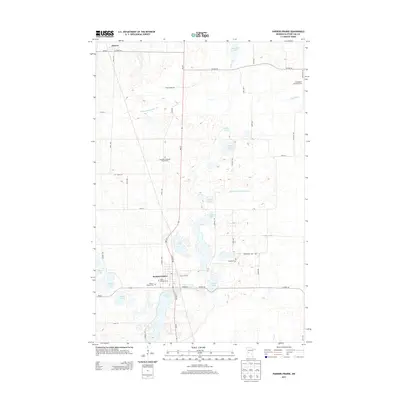 2013 Map of Parkers Prairie, 2013 Print