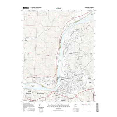 2014 Map of Parkersburg, 2014 Print