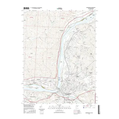 2016 Map of Parkersburg, 2016 Print