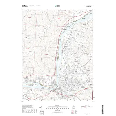 2019 Map of Parkersburg, 2019 Print