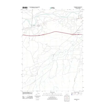 2012 Map of Parkerton, 2012 Print
