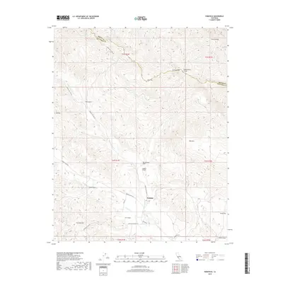 2018 Map of Parkfield, 2018 Print