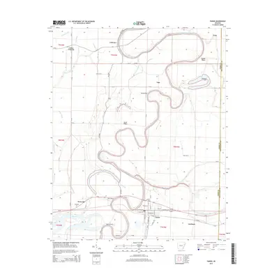 2014 Map of Parkin, 2014 Print