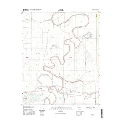 2017 Map of Parkin, 2017 Print