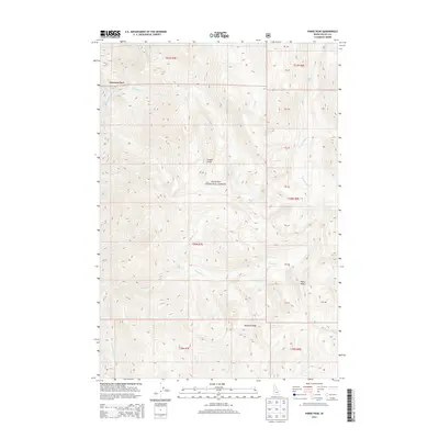 2013 Map of Parks Peak, 2013 Print