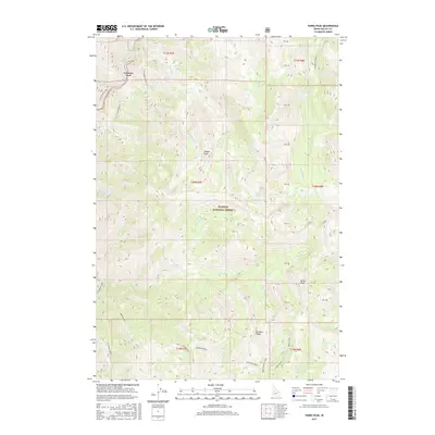 2017 Map of Parks Peak, 2017 Print
