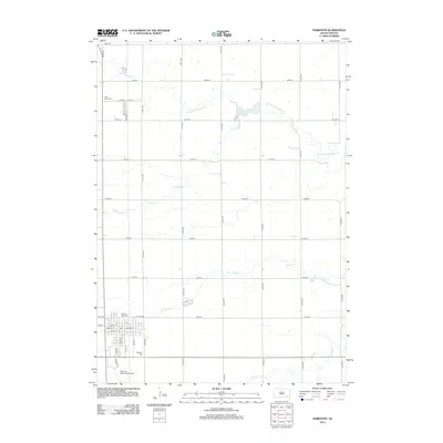 2012 Map of Parkston, 2012 Print
