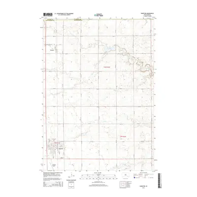 2015 Map of Parkston, 2015 Print