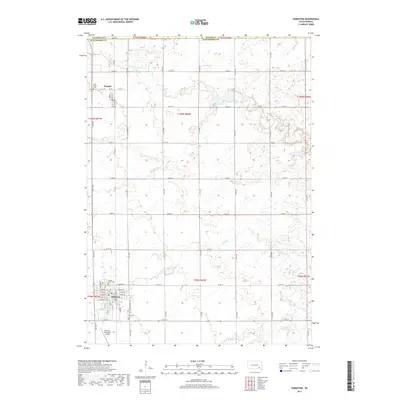 2017 Map of Parkston, 2017 Print