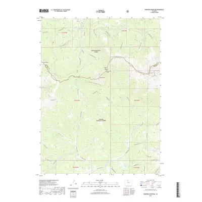2019 Map of Parkview Mountain, 2019 Print