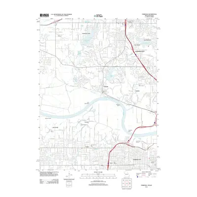 2012 Map of Parkville, 2012 Print