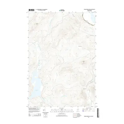 2014 Map of Parmachenee Lake, 2014 Print