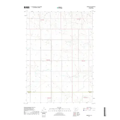 2017 Map of Parmelee NE, 2017 Print