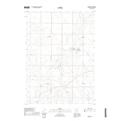 2017 Map of Parmelee, 2017 Print