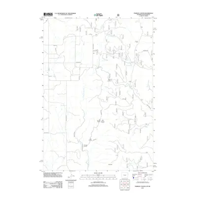 2012 Map of Parmlee Canyon, 2012 Print