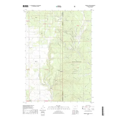 2017 Map of Parmlee Canyon, 2017 Print