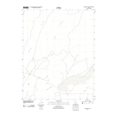 2011 Map of Parowan Gap, 2011 Print