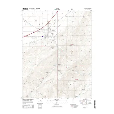 2014 Map of Parowan, 2014 Print