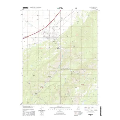 2017 Map of Parowan, 2017 Print