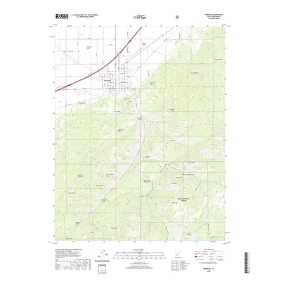2020 Map of Parowan, 2020 Print