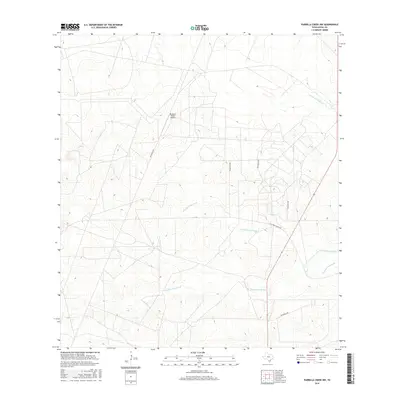 2016 Map of Parrilla Creek NW, 2016 Print