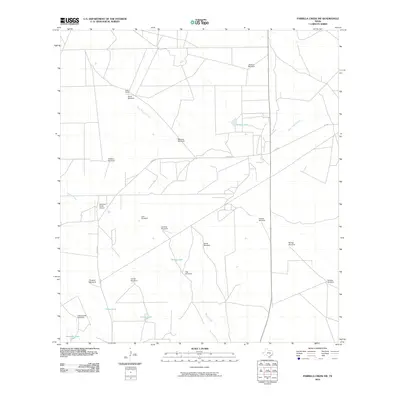 2010 Map of Parrilla Creek SW, 2010 Print