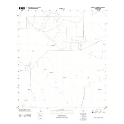2013 Map of Parrilla Creek SW, 2013 Print