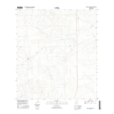 2016 Map of Parrilla Creek SW, 2016 Print