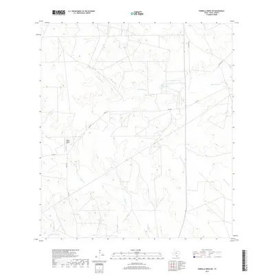 2019 Map of Parrilla Creek SW, 2019 Print