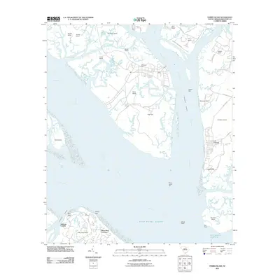 2011 Map of Parris Island, 2011 Print