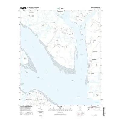 2014 Map of Parris Island, 2014 Print