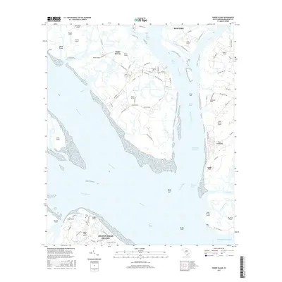 2017 Map of Parris Island, 2017 Print