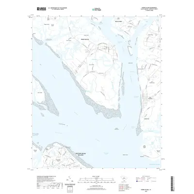 2020 Map of Parris Island, 2020 Print