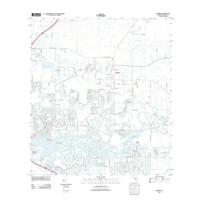 2012 Map of Parrish, 2012 Print