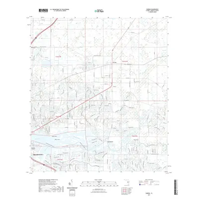 2021 Map of Parrish, 2021 Print