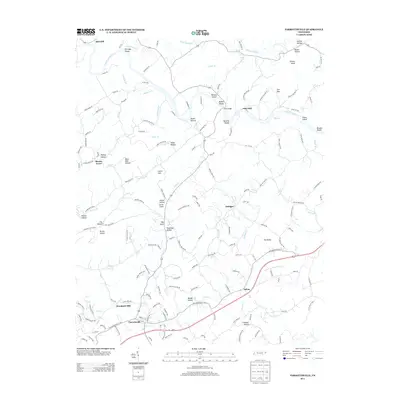 2013 Map of Parrottsville, 2013 Print