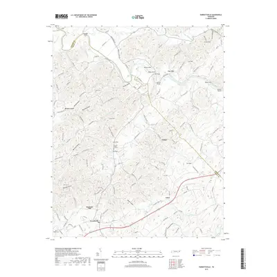 2019 Map of Parrottsville, 2019 Print
