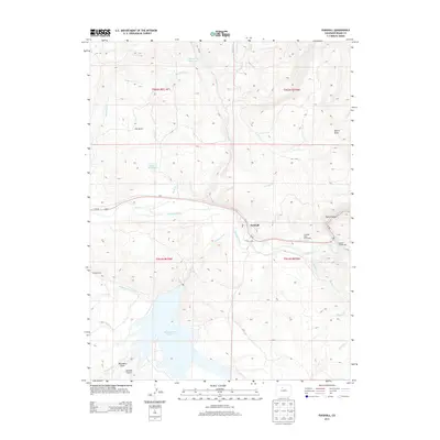 2013 Map of Parshall, 2013 Print