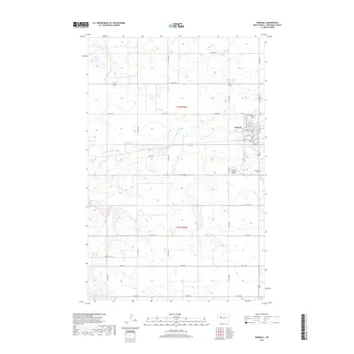 2017 Map of Parshall, 2017 Print