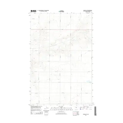 2014 Map of Parshall NE, 2014 Print