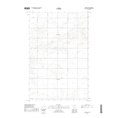 2018 Map of Parshall NE, 2018 Print