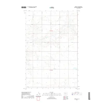 2020 Map of Parshall NE, 2020 Print