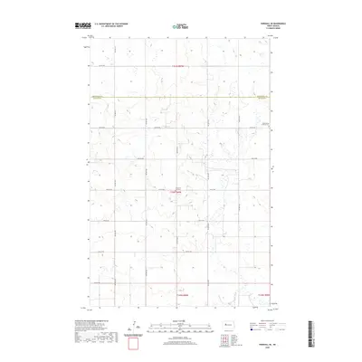 2020 Map of Parshall SE, 2020 Print