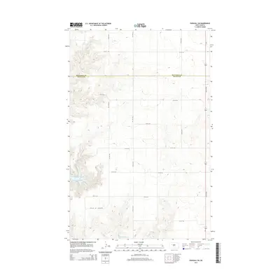 2014 Map of Parshall SW, 2014 Print