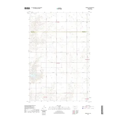 2018 Map of Parshall SW, 2018 Print