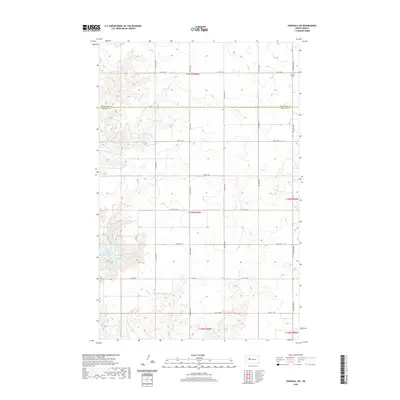 2020 Map of Parshall SW, 2020 Print