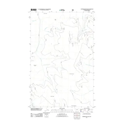 2011 Map of Parsnip Mountain, 2011 Print