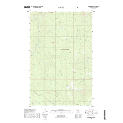 2020 Map of Parsnip Mountain, 2020 Print