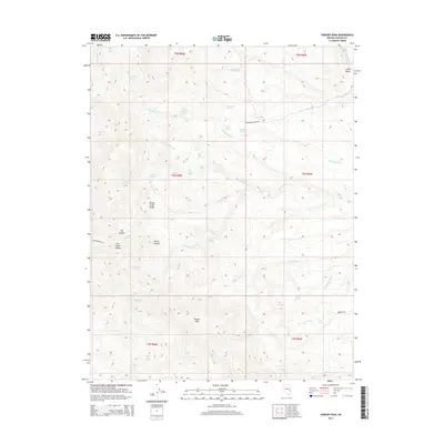 2014 Map of Parsnip Peak, 2014 Print