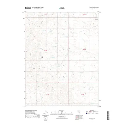 2018 Map of Parsnip Peak, 2018 Print